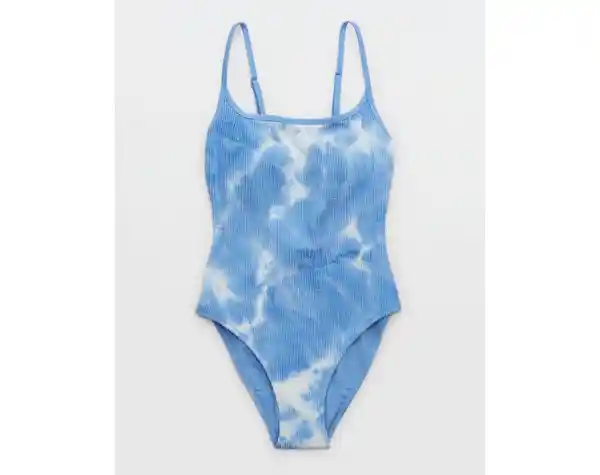 Traje de Baño Aerie Azul Talla SMALL American Eagle