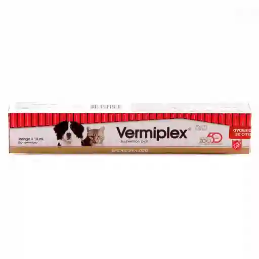 Vermiplex Antiparasitario para Mascotas Jeringa Dosificadora