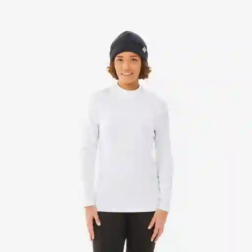 Wedze Camiseta Termica de Esquí Mujer BLanco Talla S BL 500