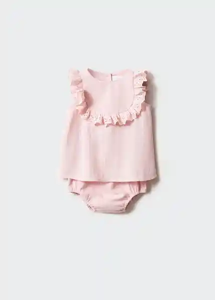 Vestido Tulipa Rosa Talla 64 Niños Mango