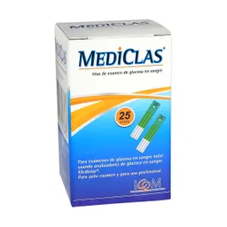 Mediclas Tira Reactiva Glucómetro