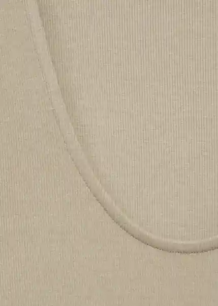 Vestido Valvi Khaki Talla XS Mujer Mango