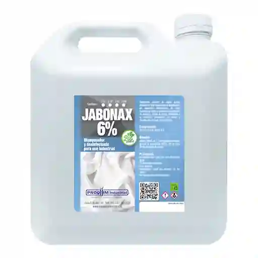 Jabonax Blanqueador Y Desinfectante Para Uso Industrial 6%