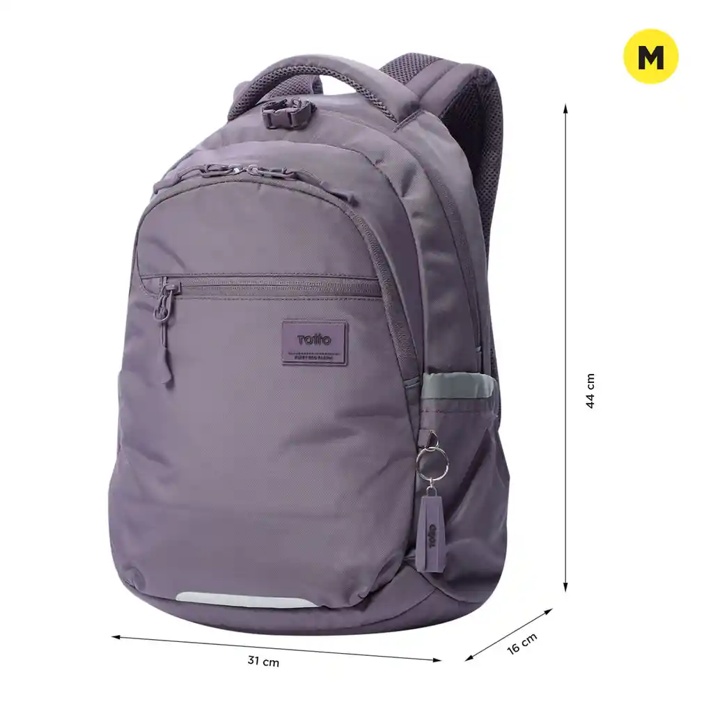 Morral Universitario Porta Pc 14" Misisipi Morado Mujer