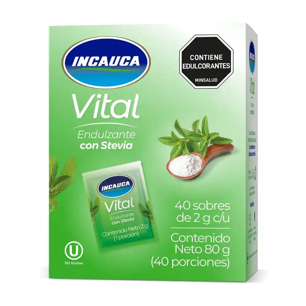 Incauca Endulzante Vital Con Stevia