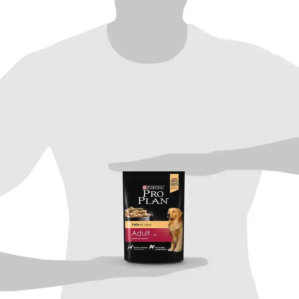 Comida húmeda para perros adultos sabor apollo Purina Pro Plan x 100gr