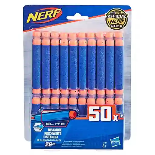 Hasbro Dardos Nerf Elite Repuesto 50 Dardos E6104