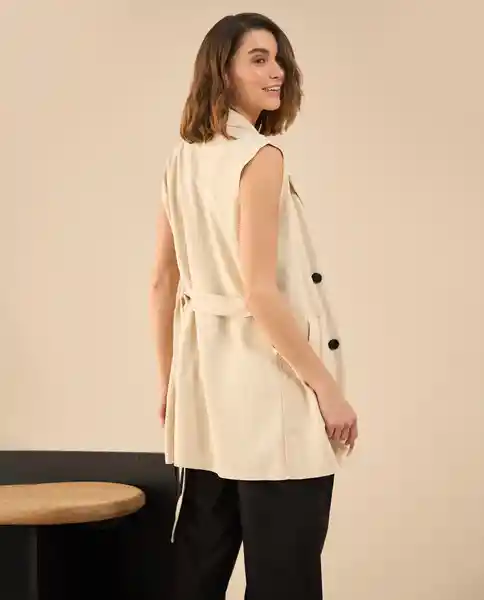 Chaqueta Beige Caqui Medio Talla S 622G200 Esprit