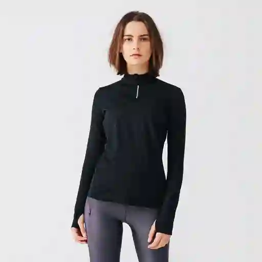 Kalenji Camiseta Run Warm Térmica Negro Talla UK 16 EU 44