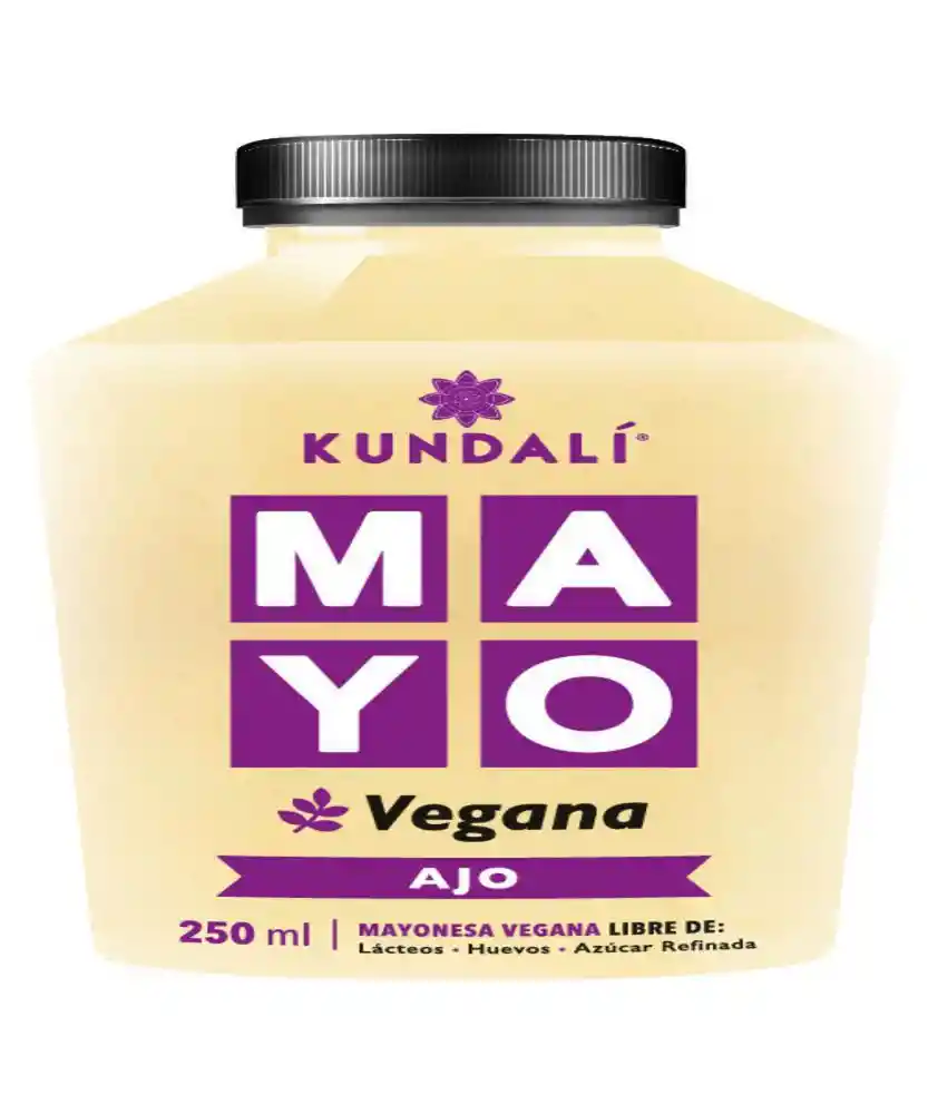 Kundalí Mayonesa Vegana Sabor Ajo