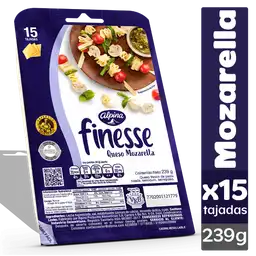 Finesse Queso Queso Mozarella 15 Tajadas 239 g