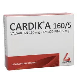 Legrand Cardik A (160 mg / 5 mg)