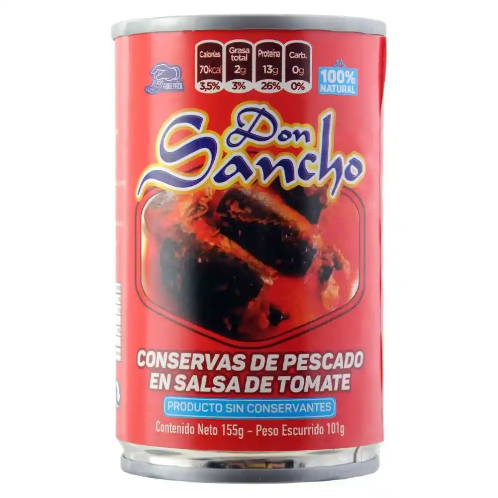 Don Sancho Sardina en Salsa de Tomate