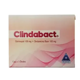 Clindabact Óvulos (100 mg/100 mg)