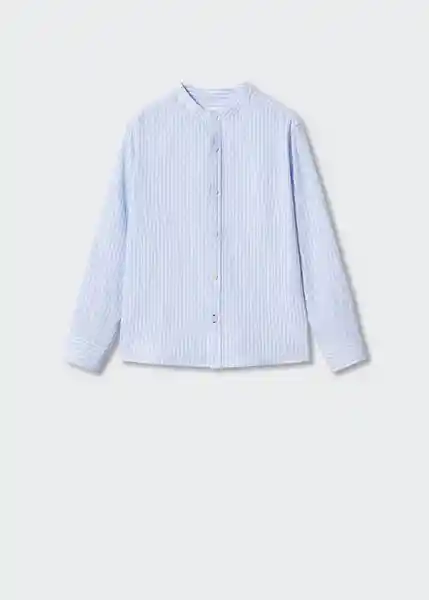 Camisa Form Celeste Talla 06 Niños Mango