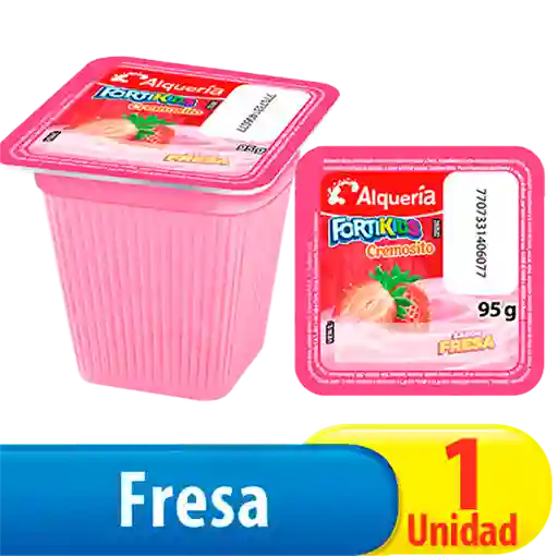  Alqueria Alimento Lacteo Fortikids Cremosito Sabor A Fresa 