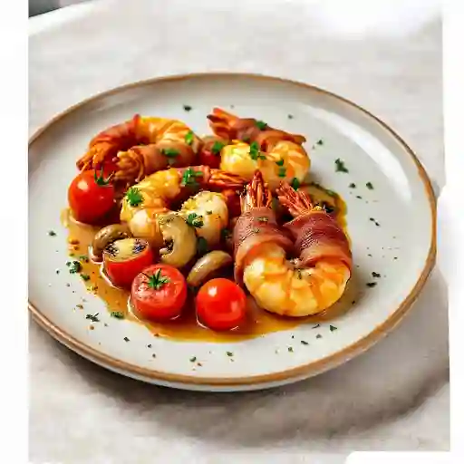 Brocheta De Camarones
