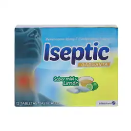 Iseptic Antigripal Garganta Miel y Limón