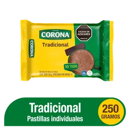 Corona Chocolate de Mesa Tradicional con Azúcar