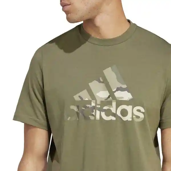 Adidas Camiseta Camo G T 1 Hombre Verde Talla S IR5830