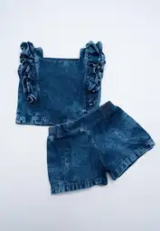 Conjunto Corto Azul Talla 3 People