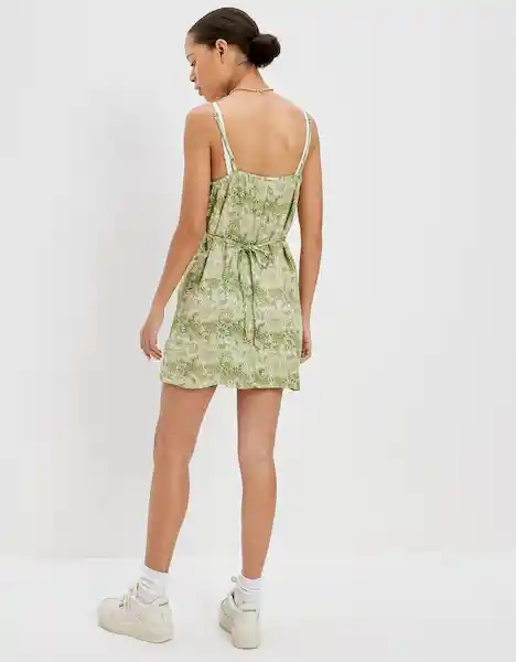 Vestido Mujer Verde Talla X-SMALL 400381940238 American Eagle