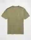 Camiseta Hombre Verde Talla: X-LARGE 4229309 American Eagle
