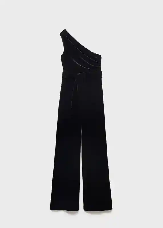 Mono Xmel Negro Talla L Mujer Mango