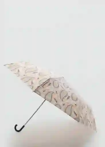 Paraguas Pasley Offwhite Talla 99 Mujer Mango
