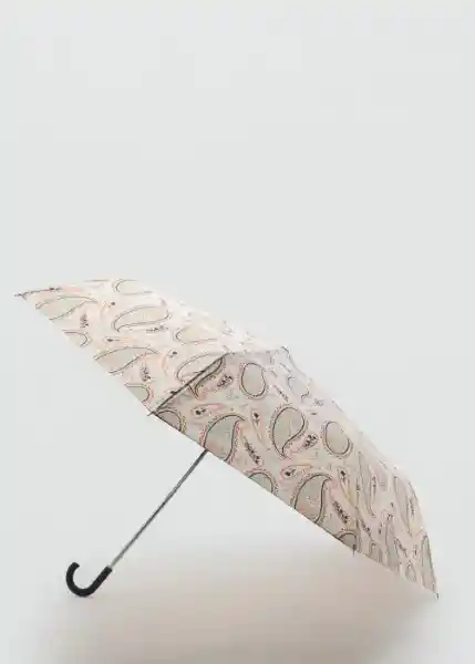 Paraguas Pasley Offwhite Talla 99 Mujer Mango