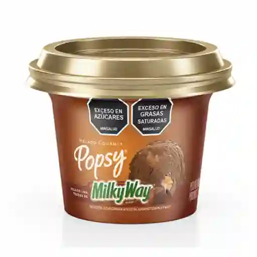 Popsy Helado con Trozos Milky Way