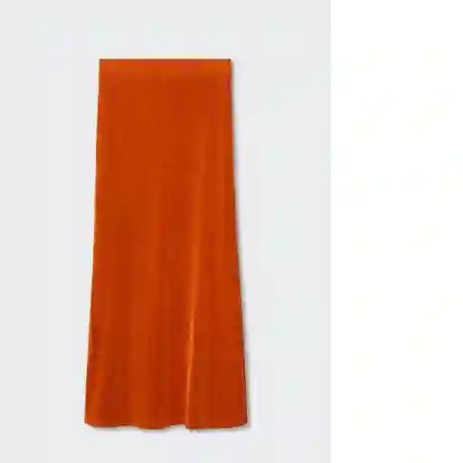 Falda Parrot-W Naranja Talla Xs Mujer Mango