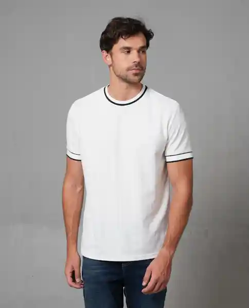 Camiseta Hombre Crudo Talla XXL 109G109_CRU110605 Rifle