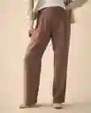 Pantalón Café Pardo Medio Talla 14 431G007 Esprit