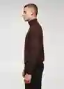 Saco Jersey Willyt Chocolate Talla L Hombre Mango