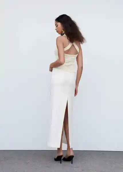 Top Molino Crudo Talla S Mujer Mango
