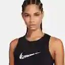 Nike Camiseta W One Swsh Hbr Tank Mujer Blanco XS