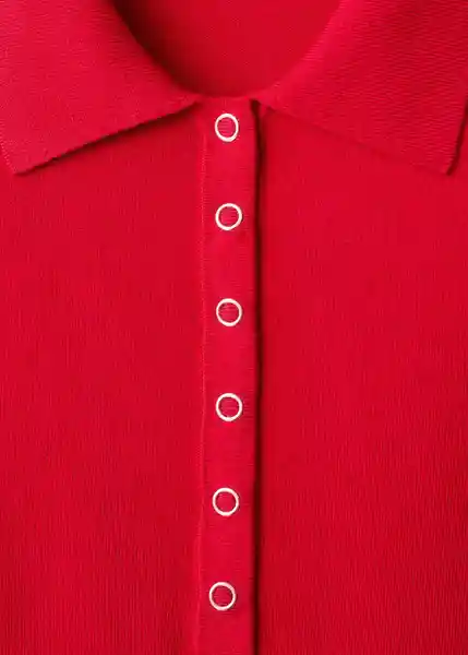 Saco Jersey Titos Rojo Talla XS Mujer Mango