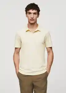 Camisa Polo Taga Vainilla Talla XXL Hombre Mango