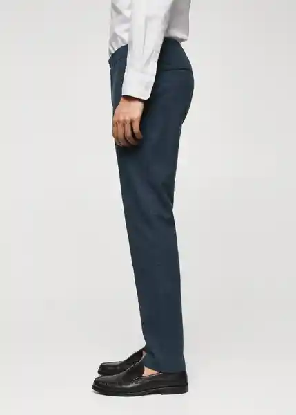 Pantalón Brest Azul Noche Talla 44 Hombre Mango