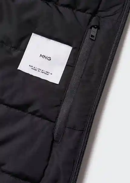 Chaleco Nadast Negro Talla XS Hombre Mango