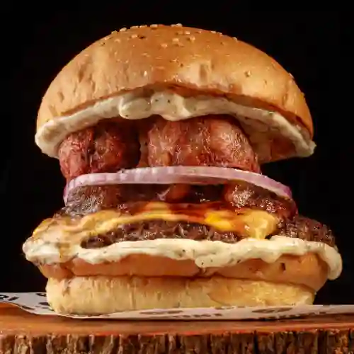 The Crown Burger + Papas