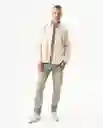 Camisa Sleeve Cuts Crudo Lluvia Claro Talla L Chevignon