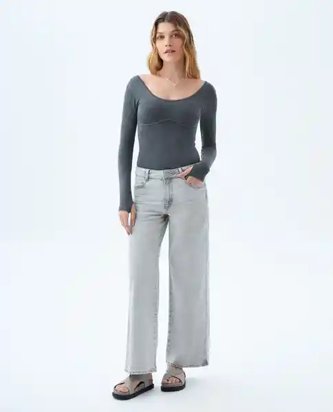 Jean Mujer Gris Talla 8 339f901 Americanino