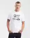 Camiseta Motel Graphic Masculino Blanco 0 Claro T L Chevignon