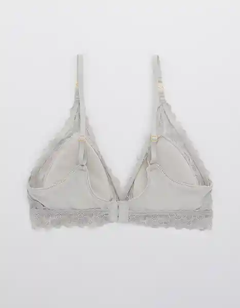 Bralette Aerie Gris Talla Large American Eagle 16983251