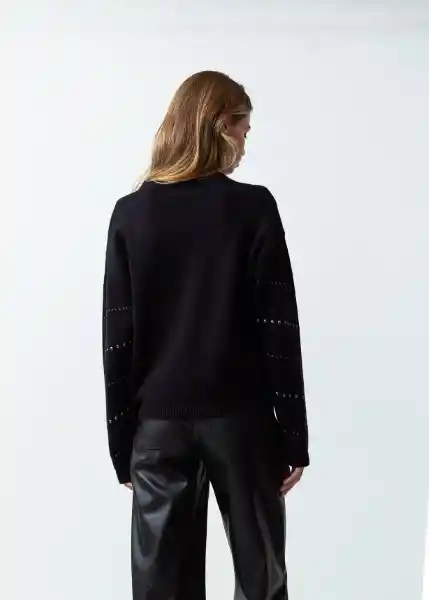 Tejido 481G088 Negro Puro Ultraoscuro Talla S Mujer 481G088 Naf Naf