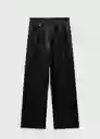 Pantalón Charlize Negro Talla L Mujer Mango