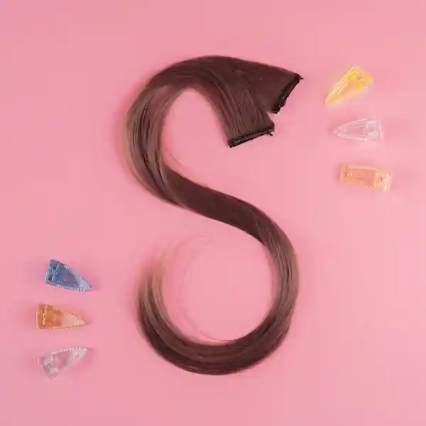 Set Extensiones para Cabello Castaño Claro Miniso