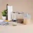 Contenedor de Especias a Serie Silver Grey Miniso